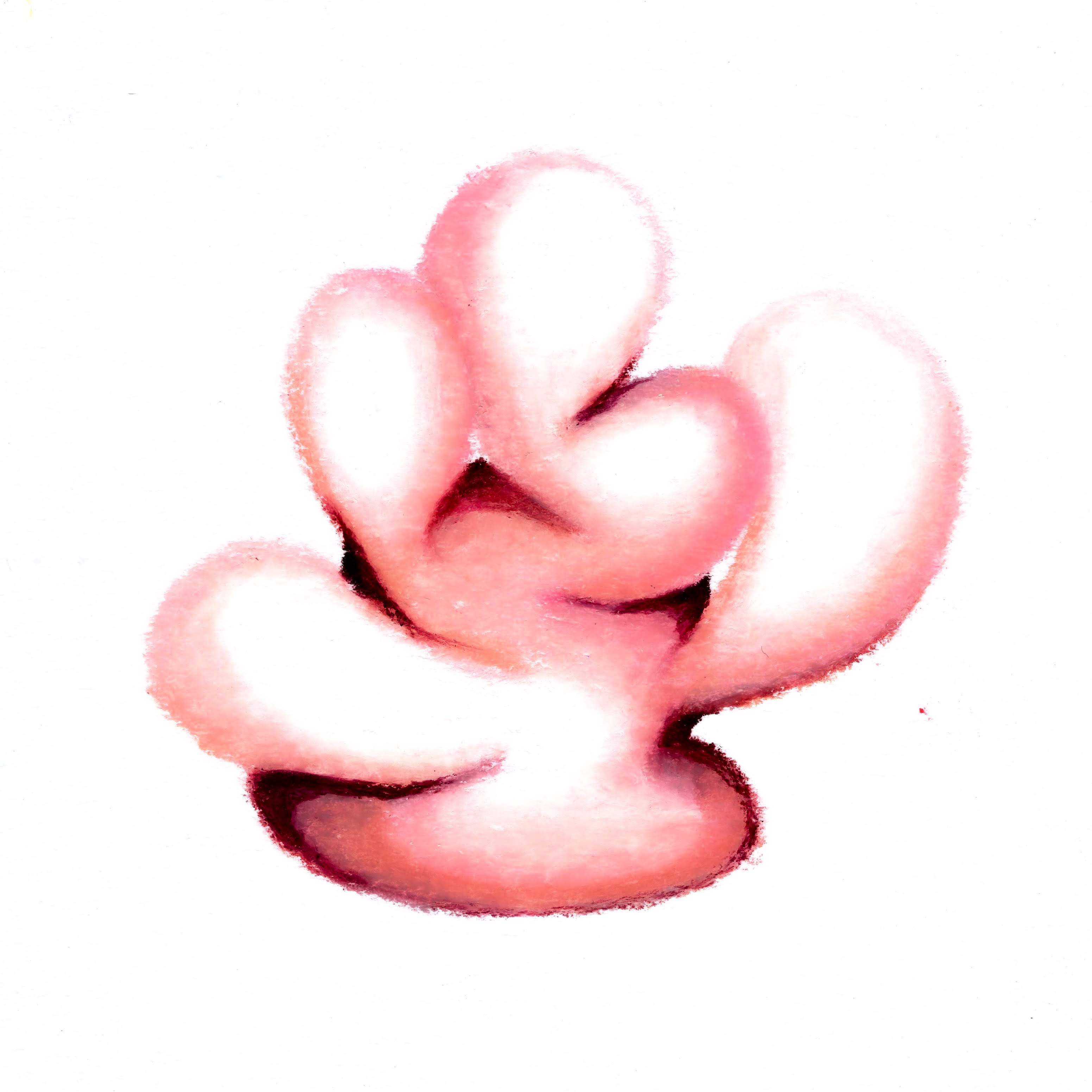 A peach coloured blob, appearing as if wanting a hug. 207/365 of the 000/365 collection by charming cavatica
