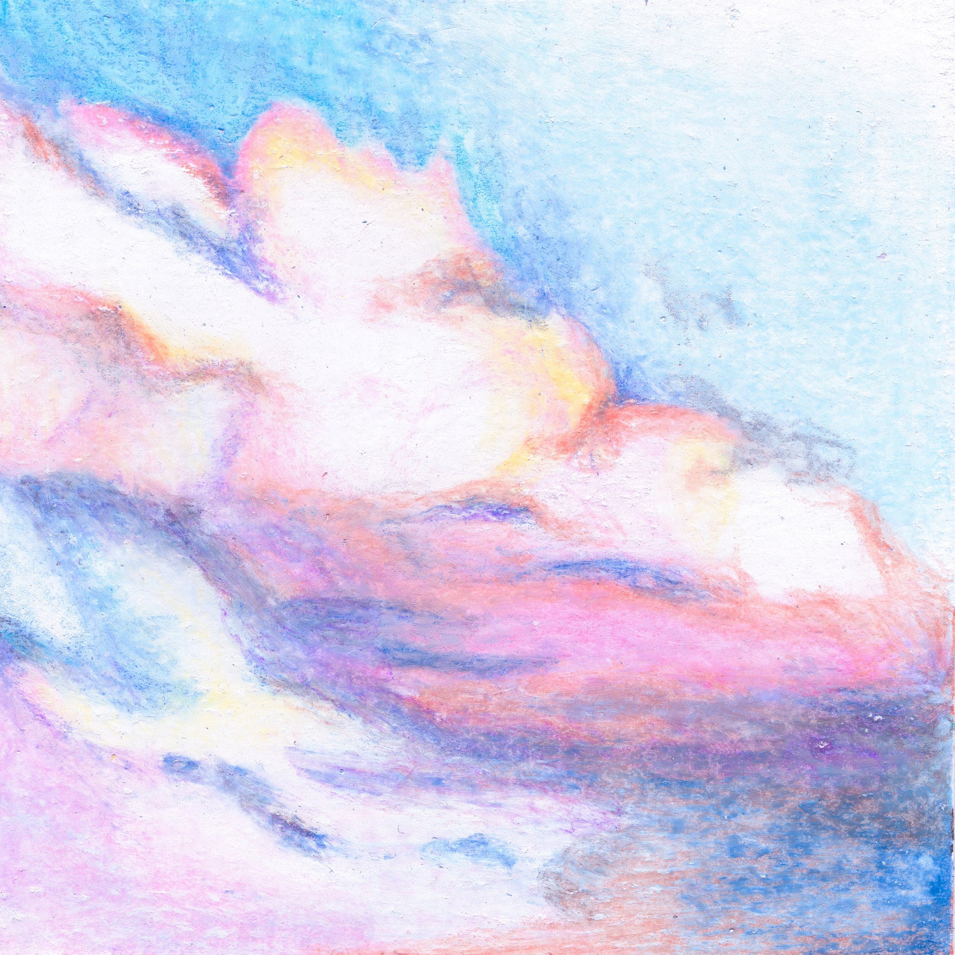 A skyscape of deep blue, white, pink, and purple skies. Part 2 of 2. 252/365 of the 000/365 collection by charming cavatica