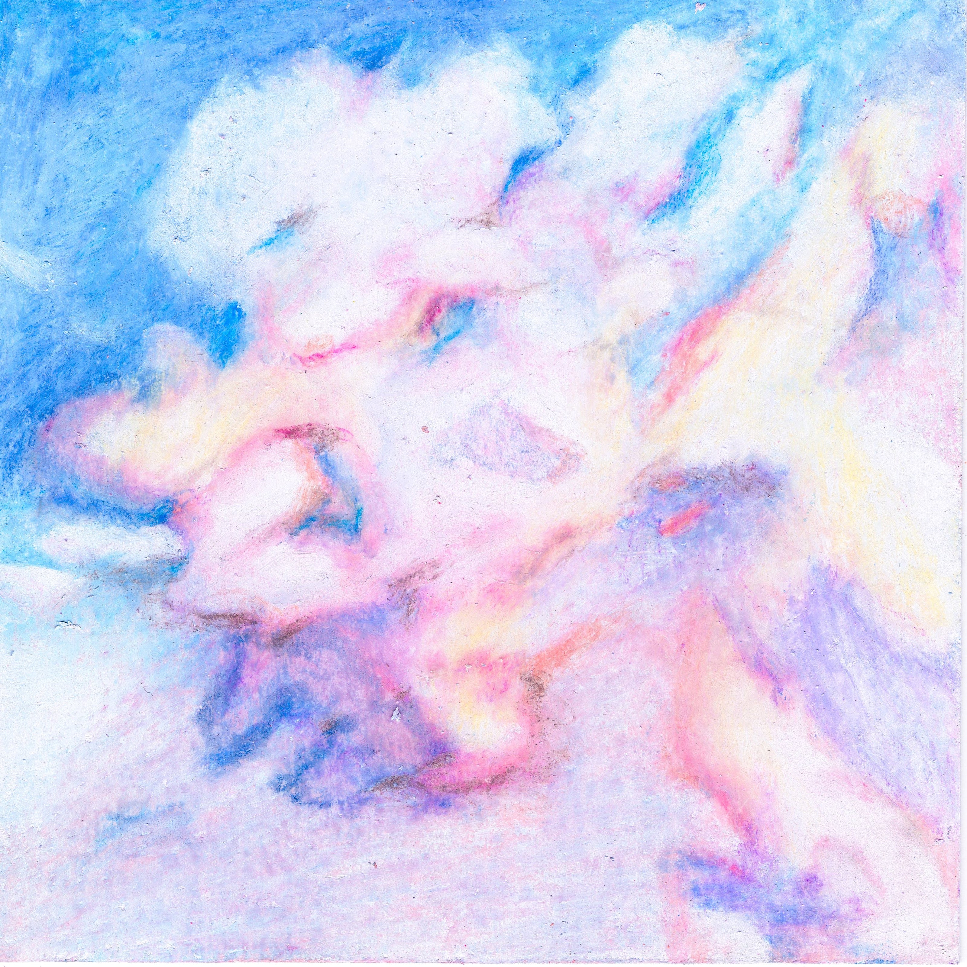A skyscape of deep blue, white, pink, and purple skies. Part 1 of 2. 253/365 of the 000/365 collection by charming cavatica