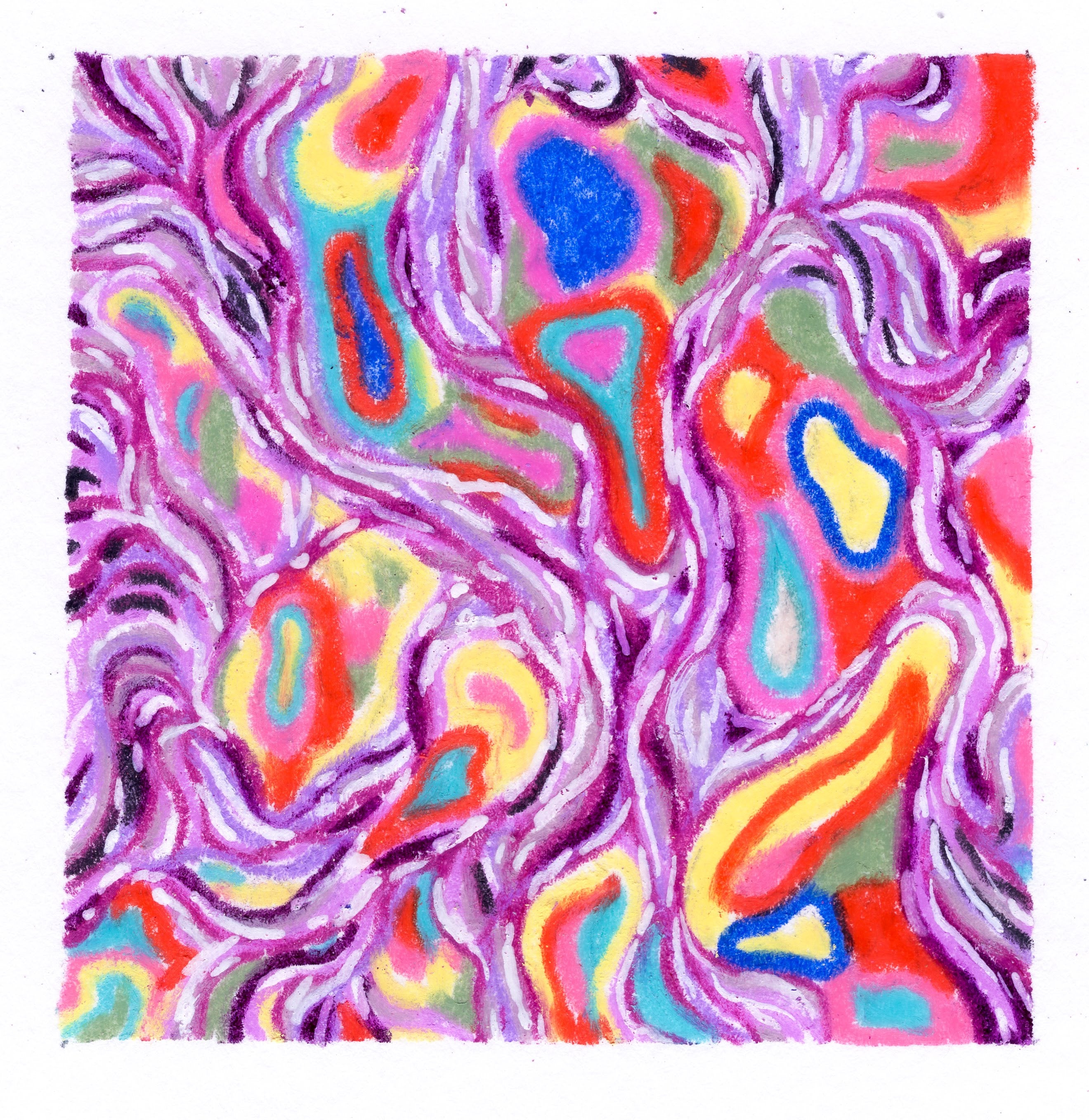 Small waving patterns of river-like shapes from a birds-eye view. 268/365 of the 000/365 collection by charming cavatica