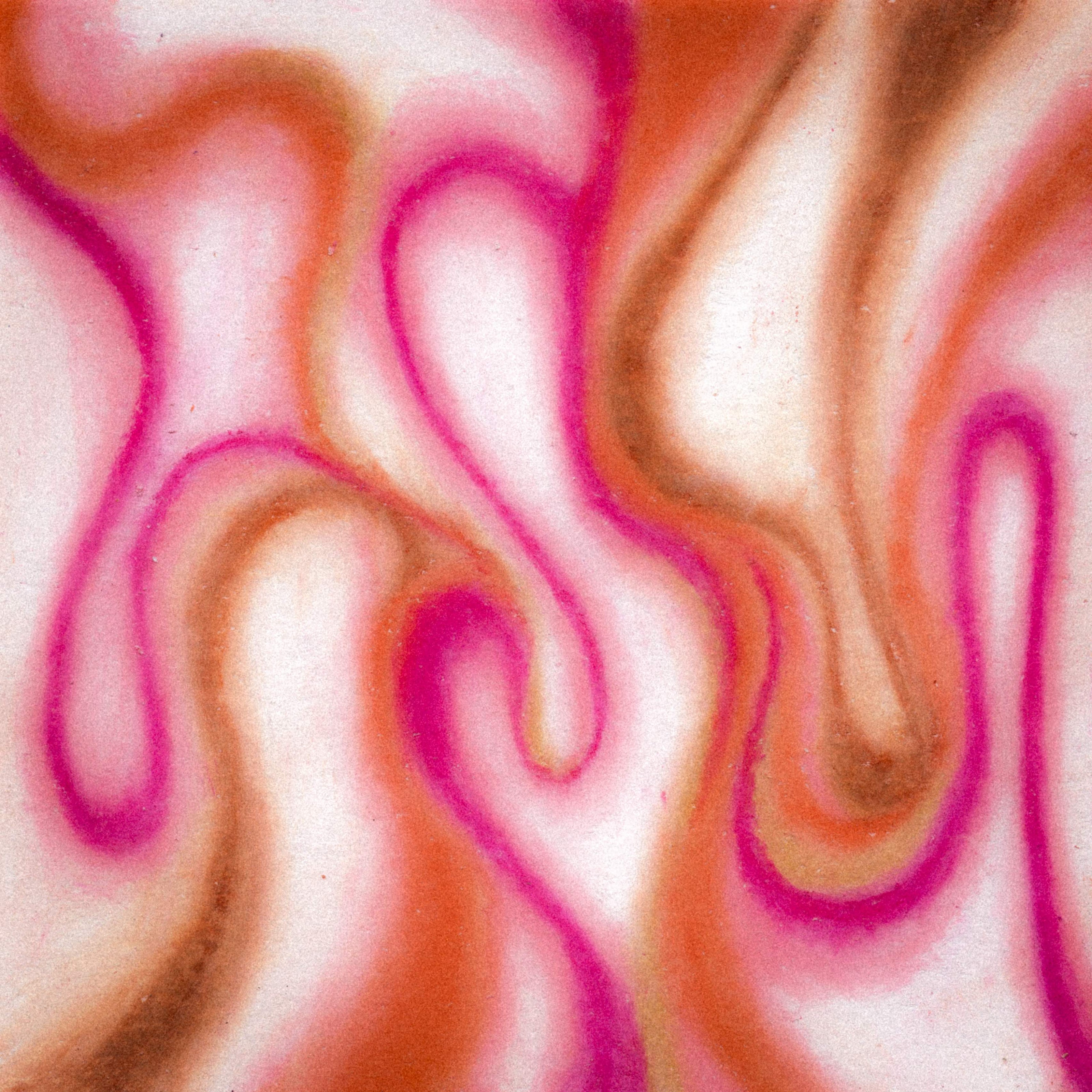 Layers of brown and pink flowing wiggles. 330/365 of the 000/365 collection by charming cavatica