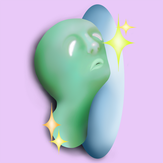 Gazing Through the Evening Stars (Print)